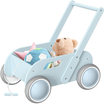 2025 Homekol Wooden Baby Walker, Baby Walker, Adjustable Speed Baby Walker For Boys And Girls, Baby Activity Center, Birthday, C