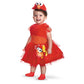 Sesame Street Frilly Elmo Costume, Official Elmo Halloween Outfit, Size (2T)