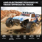 BEZGAR HM124 Brushless RC Car - 1:12 Scale 52+KM/H High Speed RC Truck, 4x4 Offroad Waterproof for All Terrains, Hobby Grade Rem