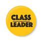 PEACOCKRIDE Class Leader I School I Pin Badge (Metal, Multicolour,37mm)