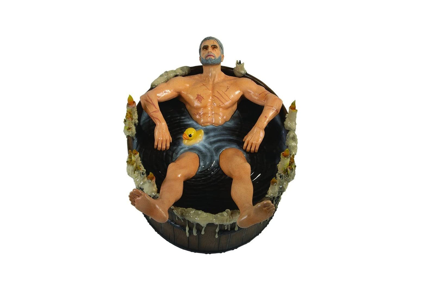 Dark Horse Deluxe Geralt in Bath Statuette, Polyresin, Brown, Model AUG180391