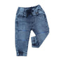 Bold N Elegant KidS Stylish Cotton Denim Regular Mid Rise Jeans Jogger Pant For Infant Toddler Baby Boy N Girl Light Blue