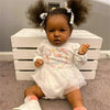 Tfjs Black Reborn Baby Dolls 22 Inch Lifelike Reborn Toddler Doll Girl Dark Skin Realistic Babies That Look Real Black Silicone
