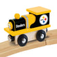 Masterpieces Nfl Pittsburgh Steelers Real Wood Toy Train, For Ages 3+, Black