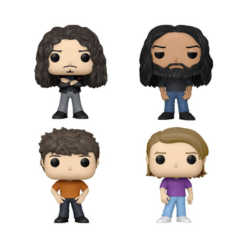 Funko Pop! Albums Deluxe: Soundgarden Badmotorfinger Vinyl Figure Set - Chris Cornell, Kim Thayil, Ben Shepherd, Matt Cameron, Multicolor