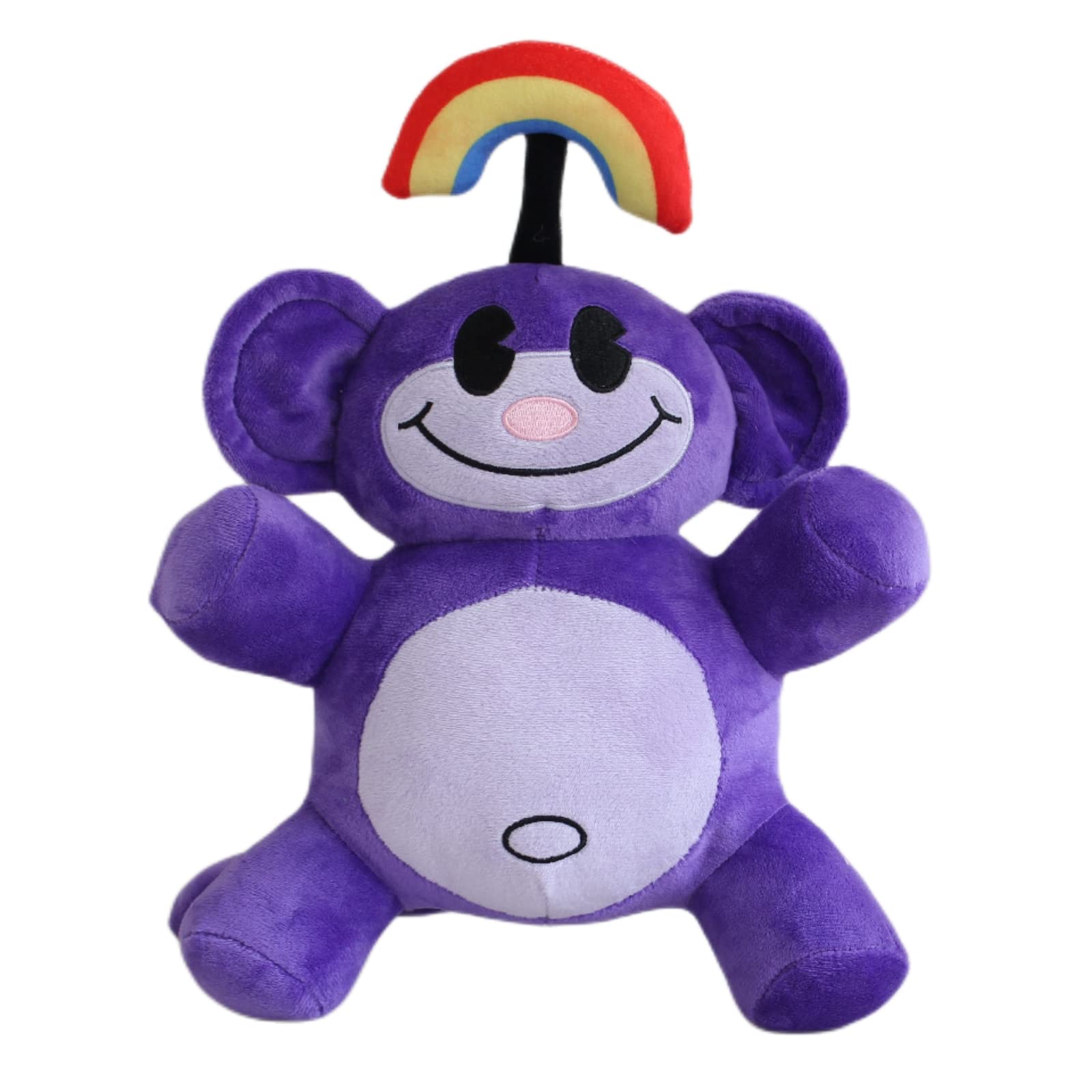 Rainbow Monkey Plush,12'' Knd Rainbow Monkey Plushies Peluches Stuffed Animal Doll Toys,Kids Birthday Party Favor Preferred Gift