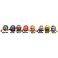 Teenymates NFL 2024 Party Animal Series 4 Pack - 8 Figures Total, 1 Inch Brown Plastic Toys