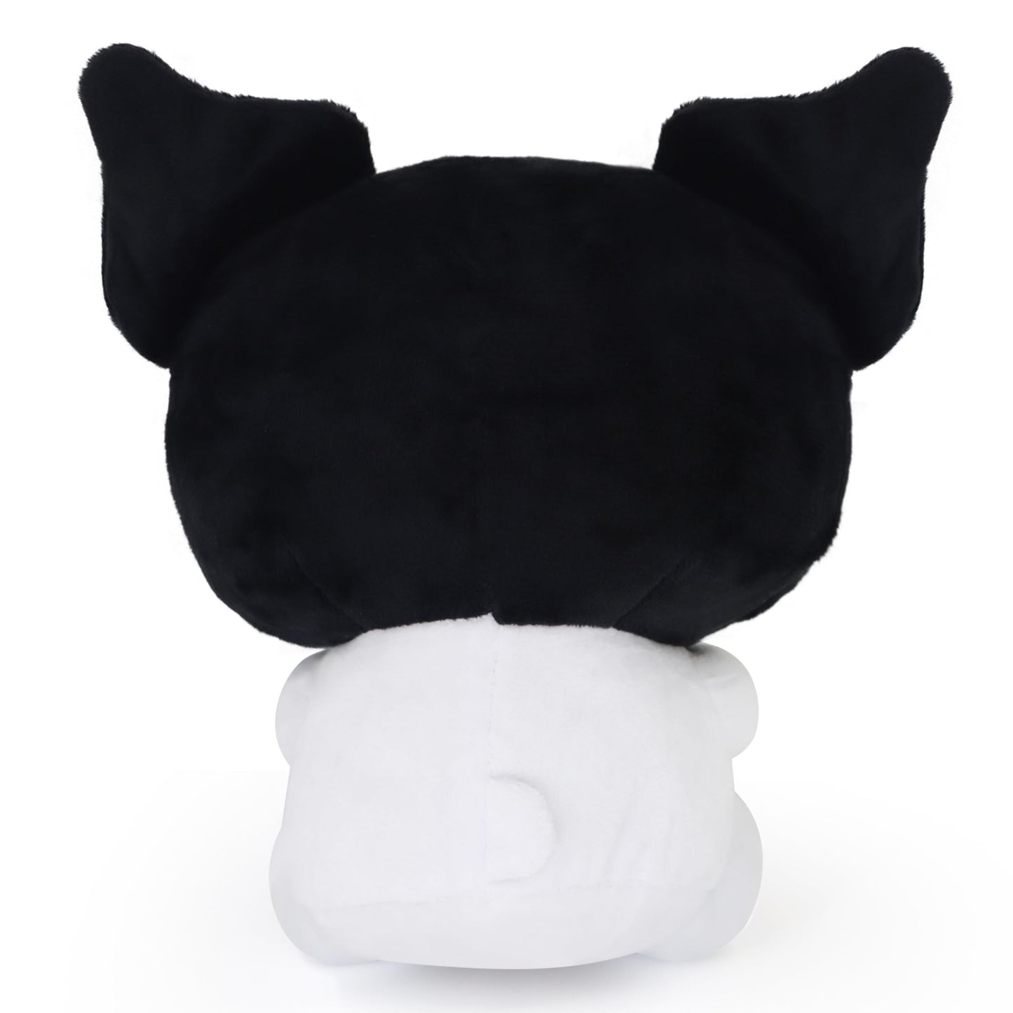 Coaqac Kawaii Plush Toy With Love Piloow, Soft Cartoon Plush, Theme Party Favor, Birthday Gift For Girls Boys (Black A)