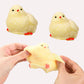 Taba Fidget Squeeze Toys 2Pcs - Ultra-Soft Squishy Stress Relief Toys for Kids Adults, Kawaii Chick Sensory Toys, Anxiety Relief