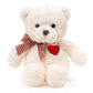 Riuhot Teddy Bear Plush With Heart Cute White Teddy Bear Stuffed Animal Valentine'S Day Soft Stuffed Anamals Bear Plushie Christ