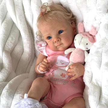 Npkcjzy Lifelike Reborn Baby Dolls - 18 Inch Realistic Newborn Baby Dolls With Weighted Soft Cloth Body Real Life Baby Dolls Wit