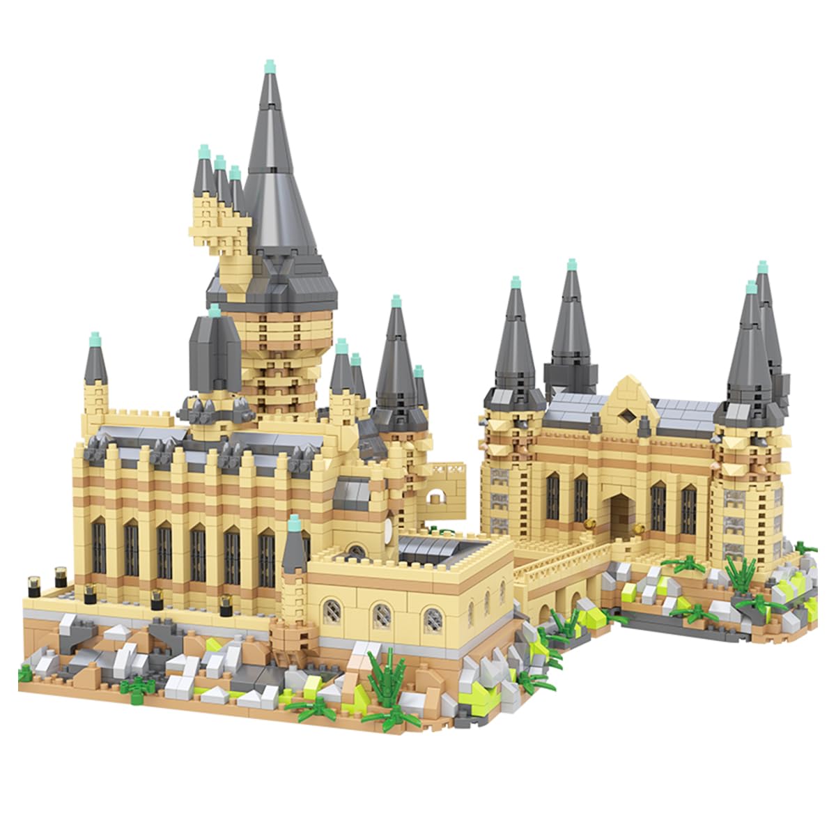 BDYDT Architecture Harry Castle Micro Building Blocks Set(2929PCS) - Architectural Model Toys Gifts for Kid and mature-themed