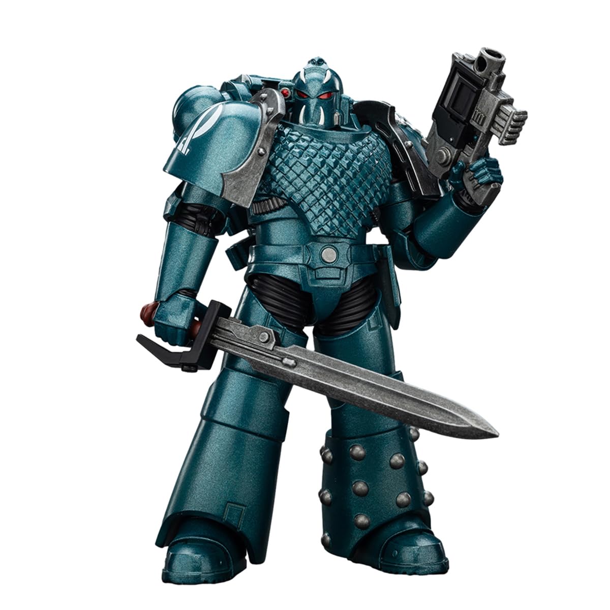 JOYTOY Warhammer The Horus Heresy Alpha Legion Headhunter Prime - 1:18 Scale 4.72in Action Figure Mecha Joy Toy Collection Model