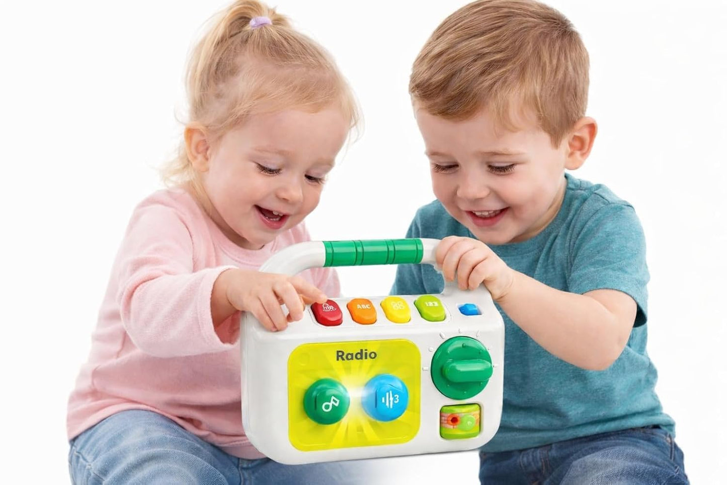 Brand Conquer Baby Musical Toy for 1+ Year, Interactive Learning with Lights & Sounds, Educational ABC Numbers Shapes Songs Toy,
