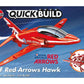 Airfix J6018 Quickbuild Model Airplane Kits For Adults & Kids - Red Arrows Hawk - Fighter Plane Plastic Model Kits, Block Building Sets, Snap Together Aircraft Models, Engineering Toys For Gifts