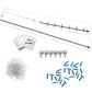 EAI Education Classroom Open Number Line Base Kit - Plastic, White, Model 534970