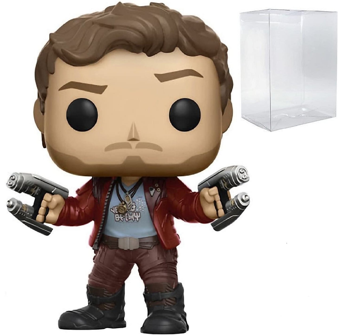 Funko Pop! Marvel: Guardians Of The Galaxy Vol. 2 - Star Lord Vinyl Figure (Bundled With Pop Box Protector Case)