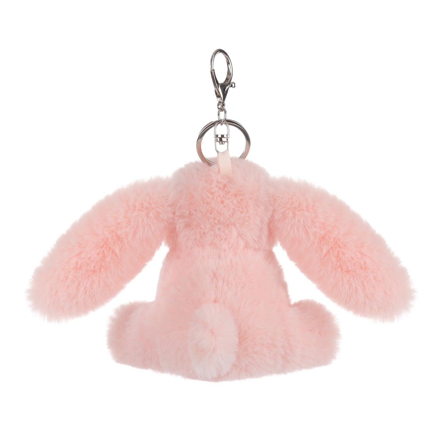 Apricot Lamb Cute Toys Plush Pink Bunny Rabbit Stuffed Animal Soft Keychain For Kids Bag, Purse, Backpack, Handbag (Pink Bunny，4.7 Inches)