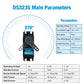 Hosyond DS3235 35kg Digital RC Servo High Torque All Metal Gear Coreless Motor Waterproof Servo Motors for RC Robot, Car, Truck