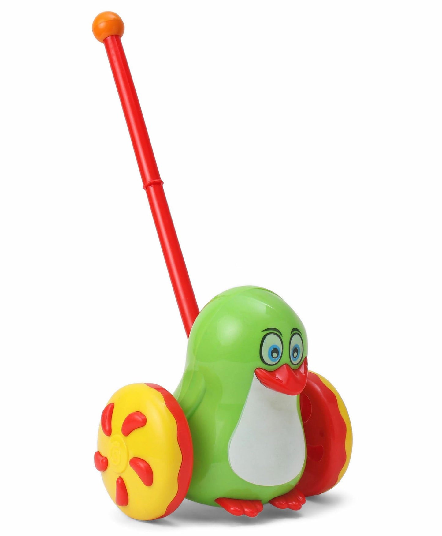 Prime Walk Along Pengo  Push and Walk Toy with Sound for Kids (No Batteries Required)