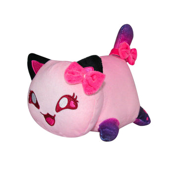 Meemeow Cat Plush With Bow Stuffed Animal Plushies For Girlfriend Valentine'S Day Gift