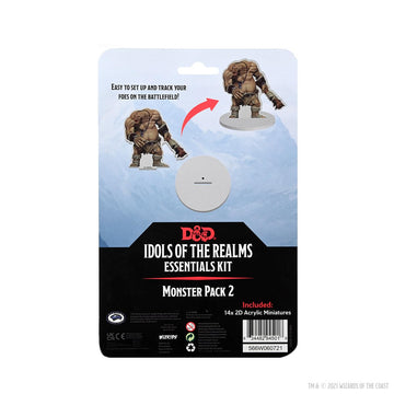 Wizkids D&D Idols Of The Realms: Essentials - Monster Pack - 2D Set 2