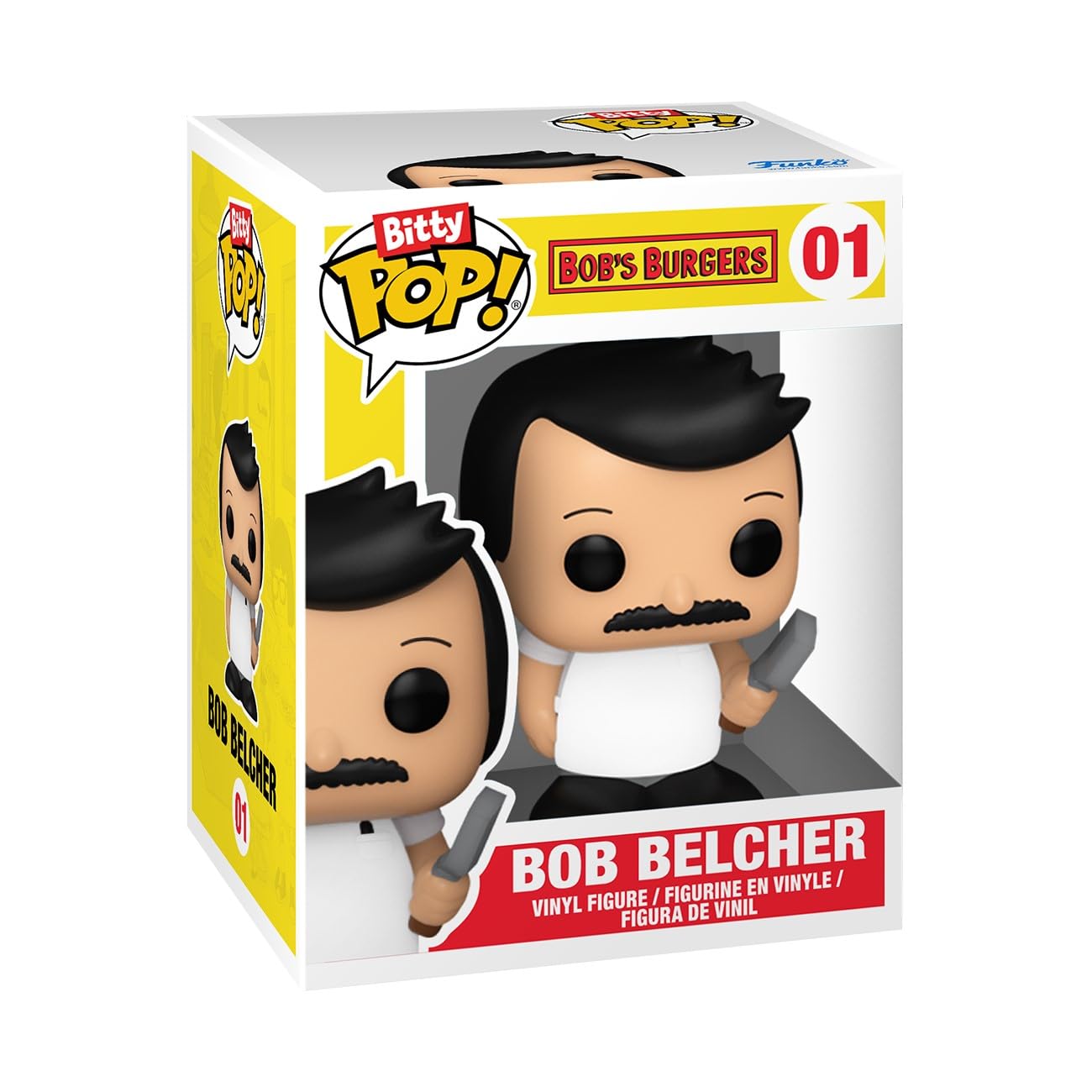 Funko Pop! Bitty Town: Bob Belcher Vinyl Figure - Multicolor - Model 83641