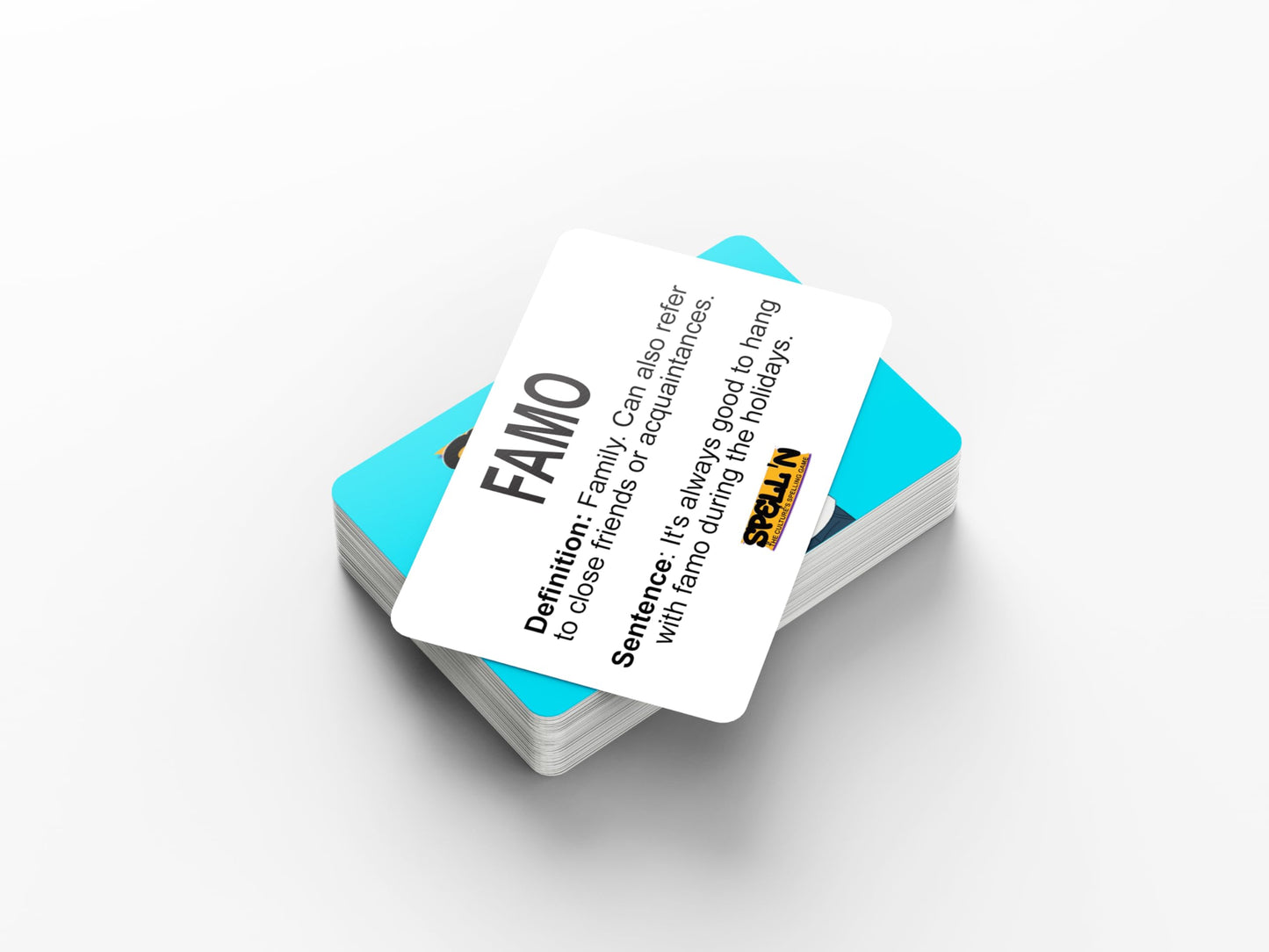 LewisRenee Hood Spelling Bee Game - Family-Friendly Trivia Celebrating Urban Culture, Black, Paper Material