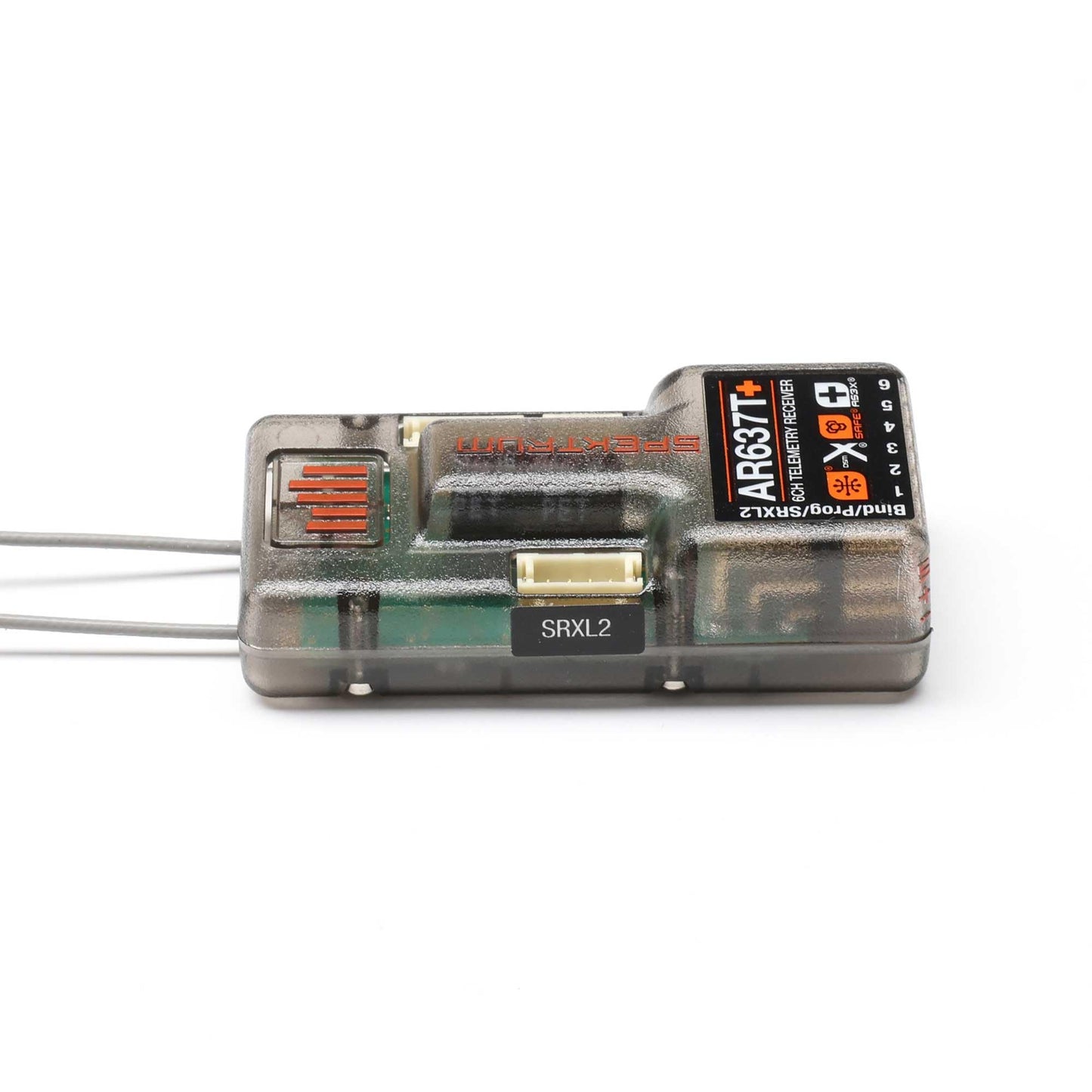 Spektrum AR637T+ 6 Channel AS3X+ & Safe Telemetry Receiver SPM-1032