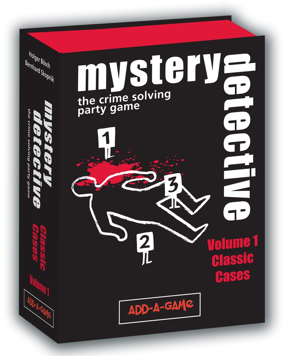 Add-A-Game Mystery Detective Volume 1 - Cooperative Party Game for Brainstorming Skills, Model ADDAMD1