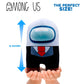 Among Us Mega 12' Plush (White W/Tuxedo)