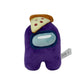 Just Toys Llc Among Us 6'' Plush Assortment - Collection 1 (Purple W/Pizza Slice)