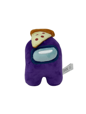 Just Toys Llc Among Us 6'' Plush Assortment - Collection 1 (Purple W/Pizza Slice)