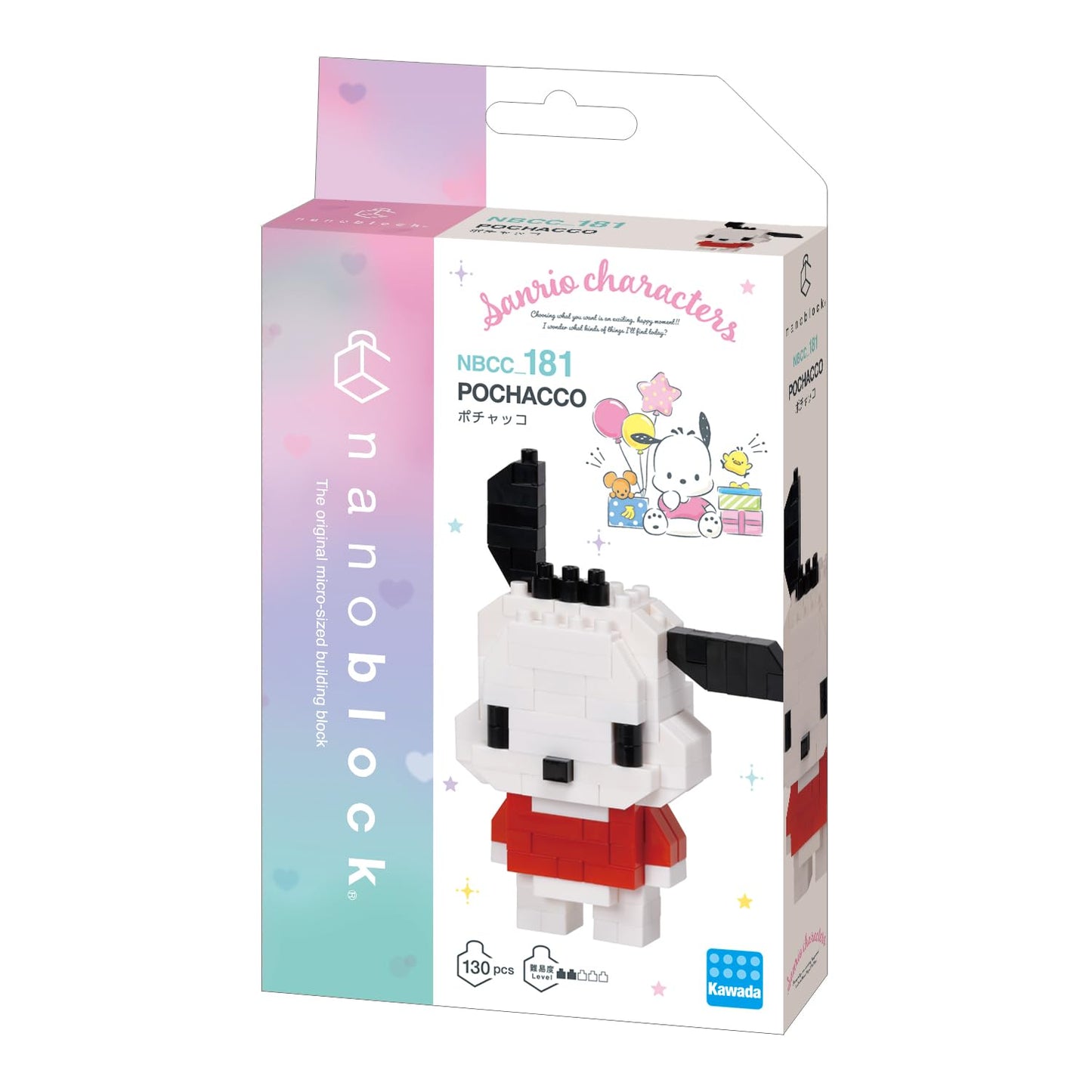 nanoblock - Sanrio - Pochacco, Character Collection Series Building Kit