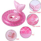 ZEYGLXC Mermaid Baby Swimming Pool Float, Inflatable Swim Ring with Seat & Handle, 6-48 Months, 2-Pink, Plastic