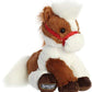 Breyer Aurora® Exquisite Pinto Horse Stuffed Animal - Realistic Detailing - Imaginative Play - Brown 11 Inches