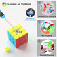 Vdealen Speed Cube Set, 2X2 3X3 4X4 5X5 Stickerless Speed Cube Bundle- Bright Magic Cube Pack, Smooth Cube Puzzle With Gift Pack