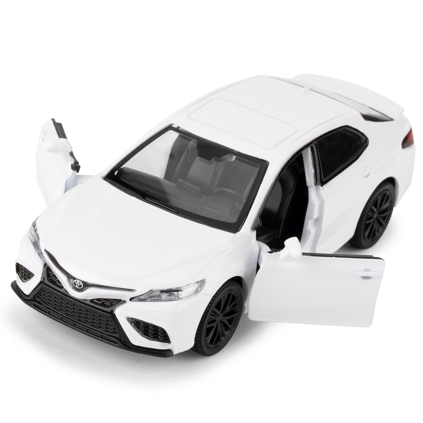 RMZ City 1:36 Camry XSE Car Model, Diecast Pull Back Model Toy Car, Doors Open, Collection Kids Toy for Aged 3 and up, Gift Whit
