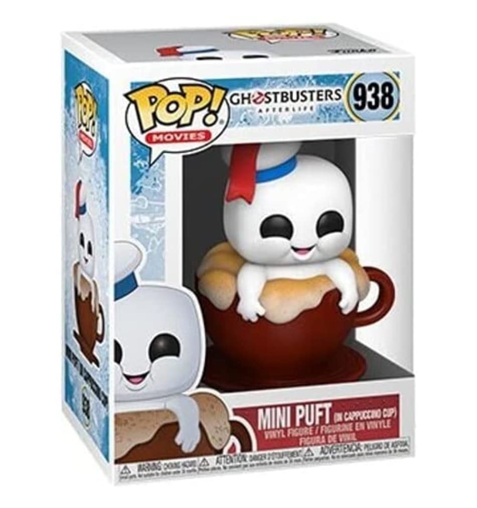 Funko Pop Pop! Movies: Ghostbusters Afterlife - Mini Puft In Cappuccino Cup Rust City- Pop 14 Multicolor