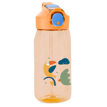 Funblast Cute Water Bottle With Sipper, Water Bottle For Kids, Sipper Bottle For Kids - Anti-Leak Cartoon Kids Water Bottle For 