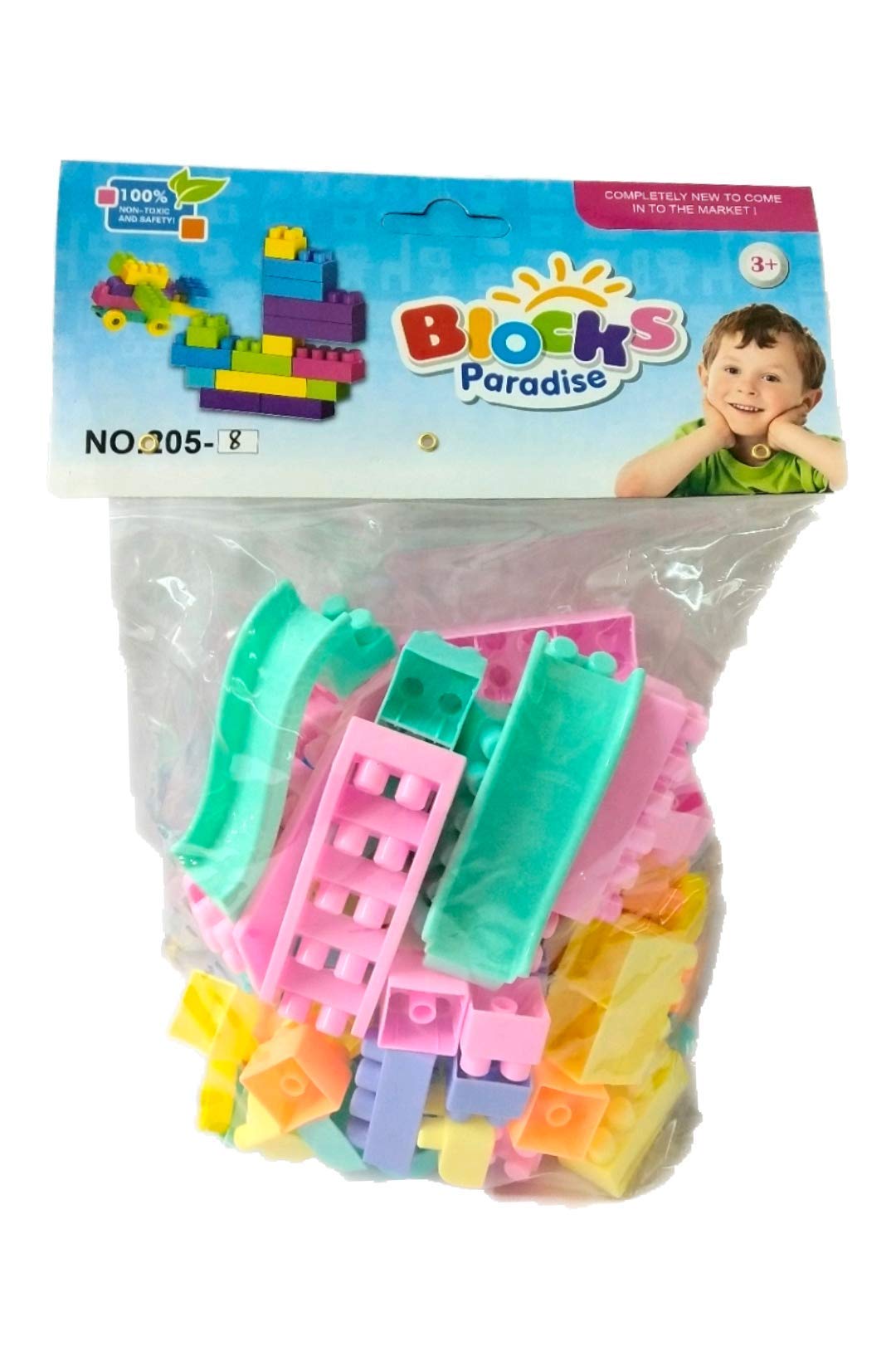 ClueSteps Puzzle Blocks Building Colorful Blocks for Children