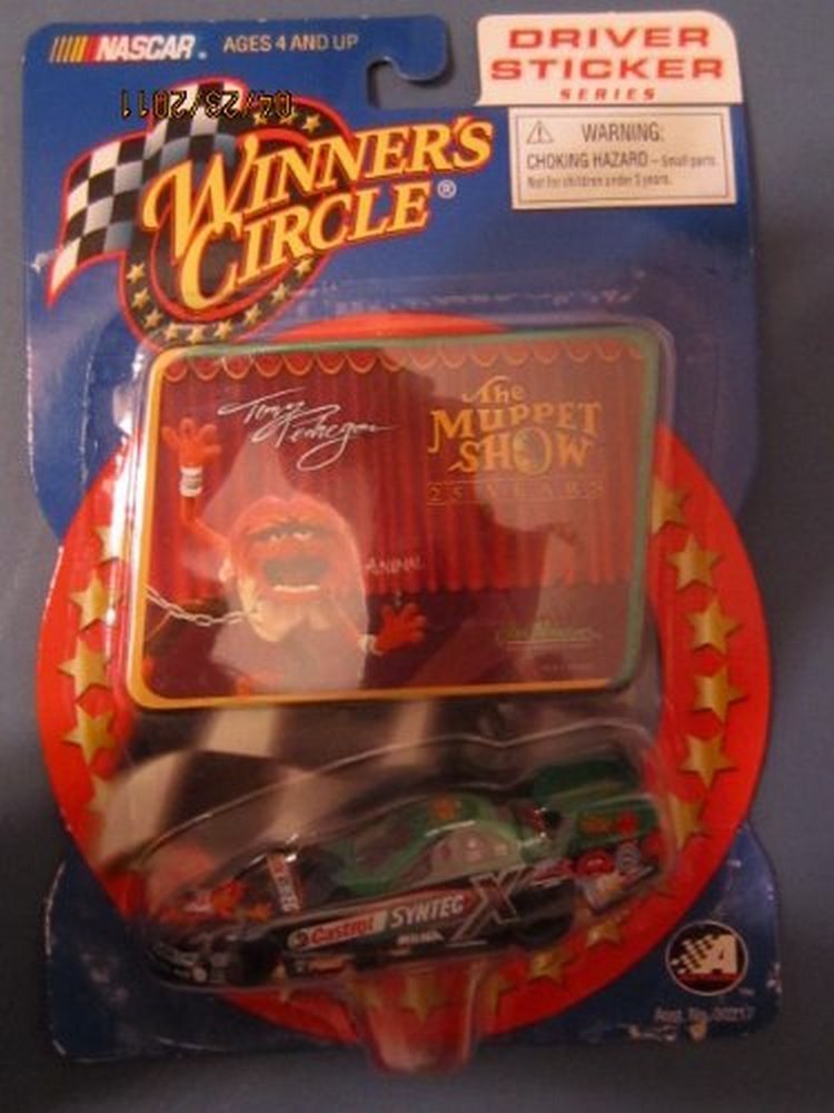 Winners Circle Driver Sticker Series Tony Pedregon Syntec X