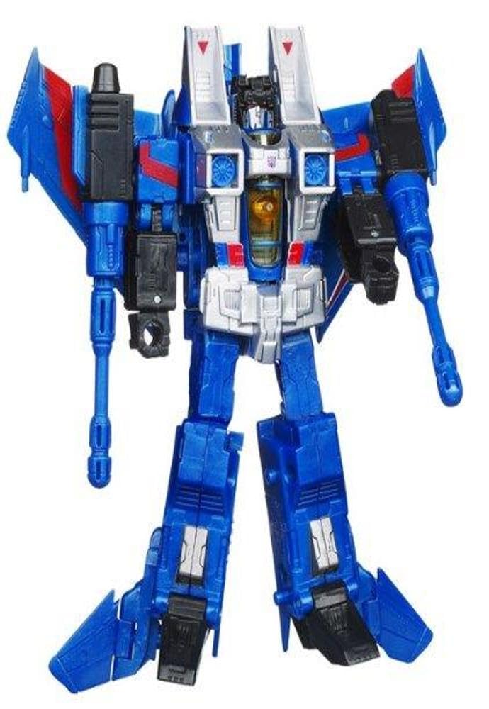 Hasbro TRANSFORMERS Generation Thundercracker Action Figure - Medium Size, Blue Plastic, Model 28594