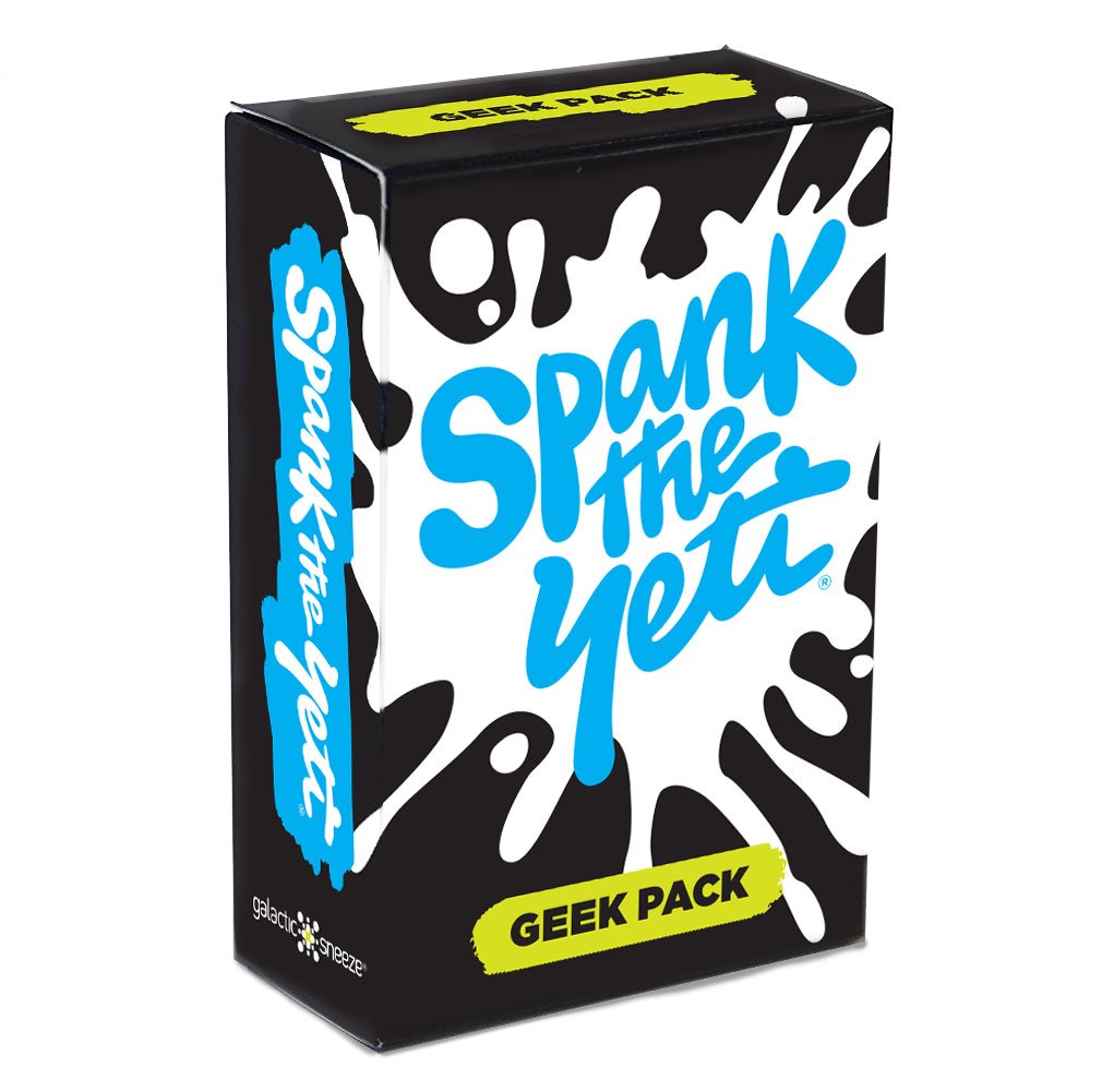 Galactic Sneeze Spank The Yeti Game: Geek Pack Expansion (mature-themed Party Game)