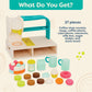 B. toys- Mini Chef - Coffee Shop Playset- Pretend Play- Coffee Shop Playset - Coffee Machine, Cups, Bakery, Desserts - Barista &