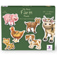 TOYKRAFTT Chunky Infant Floor Puzzle Toy, 2 Piece Animal Puzzles for Kids Age of 2 Years Above, Educational Toys Toddler Puzzles