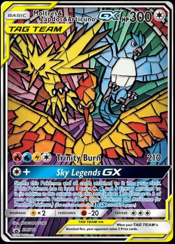 Pokemon - Moltres & Zapdos & Articuno Gx - Sm210 - Hidden Fates Tag Team