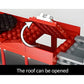 BYWbricks City Ladder Fire Truck Building Blocks Set - 711 pcs, Plastic, 11.6" x 3.74" x 5.03", Model 03031, Gift
