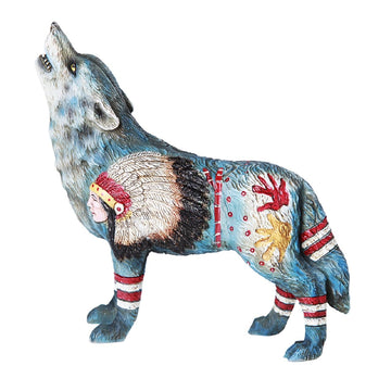 Pacific Giftware The Wolf Spirit Collection Homage To The Chief Wolf Spirit Collectible Figurine