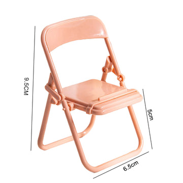 5Pcs Multicolour Simulation Mini Folding Back Small Chair Model Dollhouse Doll House Miniature Plastic Scene Props For Micro Lan